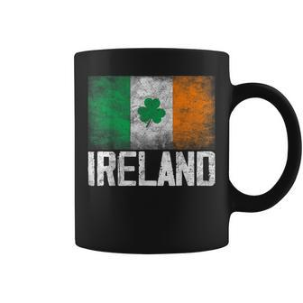 Vintage Ireland Irish Flag Green St Patricks Day Coffee Mug - Seseable
