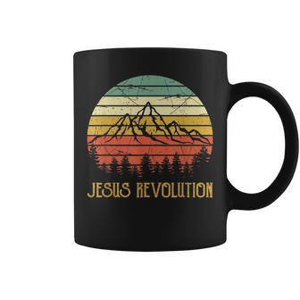 Vintage Jesus Revolution Christian Revival Believe God Retro Coffee Mug | Mazezy