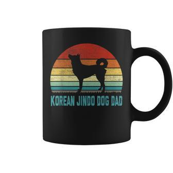 Vintage Korean Jindo Dog Dad - Dog Lover Coffee Mug - Seseable