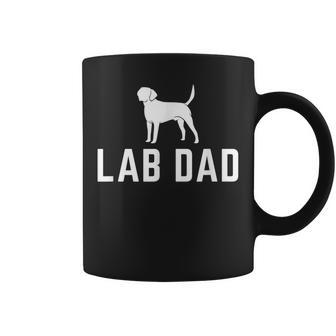 Vintage Lab Dad Funny Labrador Retriever Dog For Men Gift Coffee Mug - Seseable