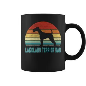 Vintage Lakeland Terrier Dad - Dog Lover Coffee Mug - Seseable