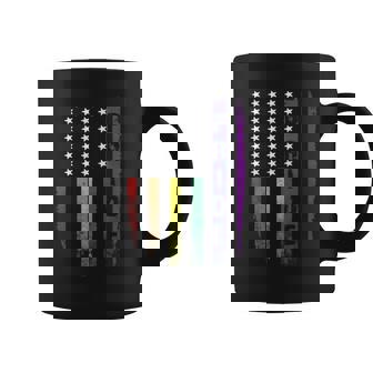 Vintage Lgbt Pride American Flag Gay Shirt Coffee Mug - Thegiftio UK