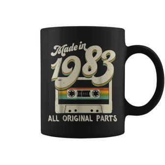 Vintage Made In 1983 Original Parts Funny 40Th Birthday Gift Coffee Mug | Mazezy