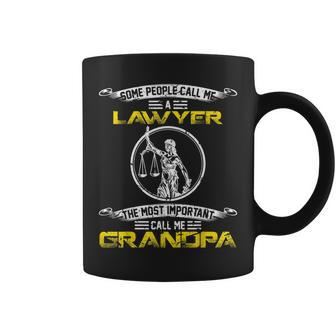 Vintage Most Important Call Me Grandpa Funny Lawyer Daddy Coffee Mug | Mazezy
