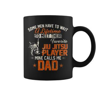 Vintage My Favorite Brazilian Jiu Jitsu Player Calls Me Dad Coffee Mug - Seseable