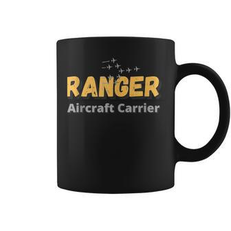 Vintage Navy Aircraft Carrier Uss Ranger Coffee Mug - Seseable