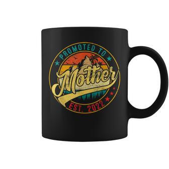Vintage Promoted To Mother 2022 Mothers Day New Mom Grandma T Coffee Mug | Mazezy
