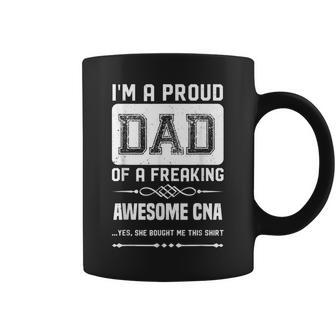 Vintage Proud Cna Dad Coffee Mug - Seseable