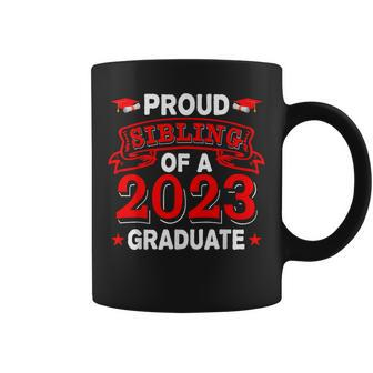 Vintage Proud Sibling Of A 2023 Graduate Costume Family Coffee Mug | Mazezy