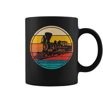 Vintage Railway Fan Locomotive Railroad Train Lover Coffee Mug - Seseable