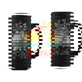 Vintage Retro Best Dad By Par Funny Golf Player Lover Coffee Mug | Mazezy