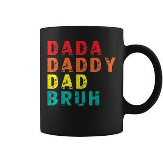 Vintage Retro Dada Daddy Dad Bruh Fathers Day Coffee Mug - Seseable