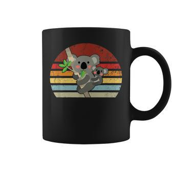 Vintage Retro Koala Love-R Dad Mom Boy Girl Birth-Day Coffee Mug - Seseable