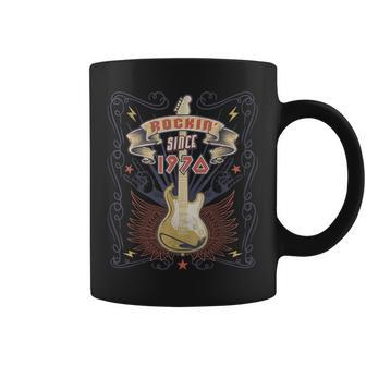 Vintage Rock Music Lover Rockin Since 1970 53Rd Birthday Coffee Mug - Seseable