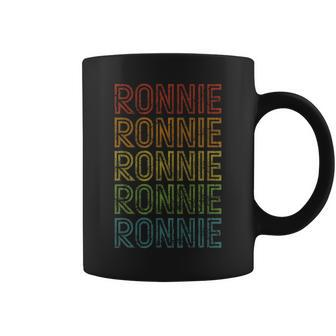 Vintage Ronnie Cool Name Birthday Gift Coffee Mug - Seseable