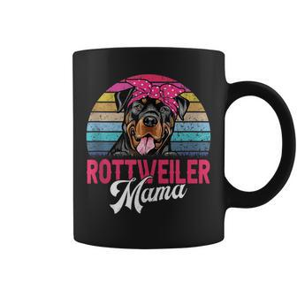 Vintage Rottweiler Mama Dog Mom Coffee Mug - Thegiftio UK