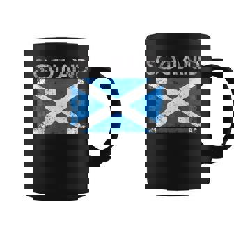 Vintage Scotland Uk Scottish Flag Pride Gift Coffee Mug | Seseable CA