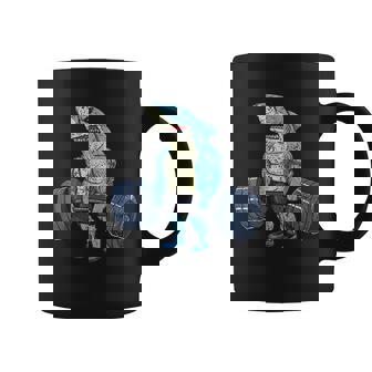 Vintage Shark Weightlifting Fitness V2 Coffee Mug - Thegiftio UK