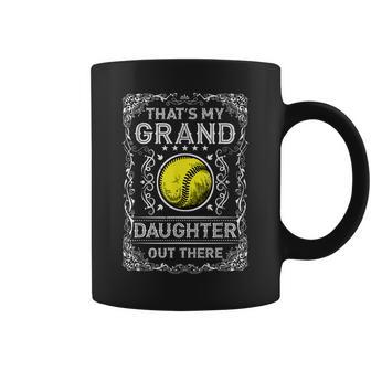 Vintage Softball Grandpa And Grandma Gifts Funny Softball Coffee Mug - Seseable