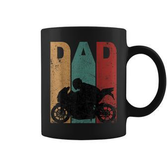 Vintage Sport Bike Dad Fathers Day Gift Biker Motorcycle Coffee Mug - Seseable
