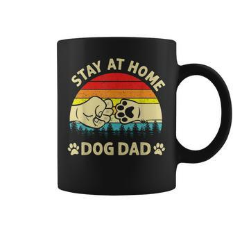 Vintage Stay At Home Dog Dad Retro Dog Lovers Fathers Day Coffee Mug - Seseable