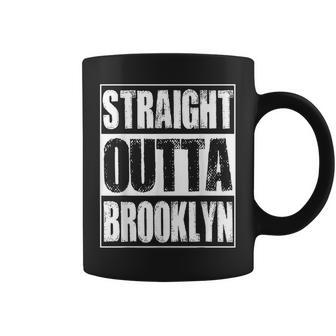 Vintage Straight Outta Brooklyn Gift Coffee Mug - Seseable