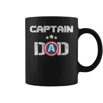 Vintage Style Captain Dad Superhero Novelty Fun Fathers Day Coffee Mug - Thegiftio UK