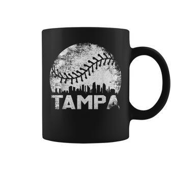 Vintage Tampa Baseball Florida Skyline Apparel Souvenir Men Coffee Mug | Mazezy