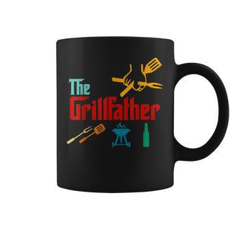 Vintage The Grill Father Chef Bbq Grill Lover Fathers Day Coffee Mug - Thegiftio UK