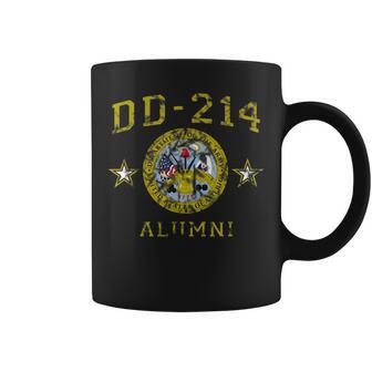 Vintage Us Army Veteran Dd214 Alumni Gift Retro Dd214 Coffee Mug | Mazezy