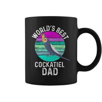 Vintage Worlds Best Cockatiel Dad Pet Parrot Coffee Mug | Mazezy