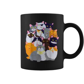 Vintage Y2k-Enjoi Cat Gang Cute Mother Of Cats Catmom Catdad Coffee Mug | Mazezy