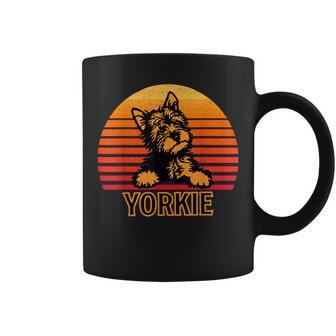 Vintage Yorkie Dog Retro Yorkshire Owner Gift For Birthday Coffee Mug | Mazezy