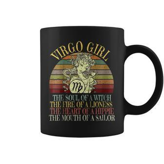 Virgo Girl Zodiac T Shirt August & September Birthday Women Coffee Mug | Mazezy