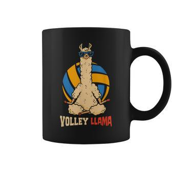 Volley Llama Sports Game Volleyball Coffee Mug | Mazezy