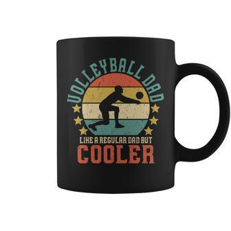 Volleyball Dad Vintage Volleyball Player Fathers Day Gift Coffee Mug - Seseable