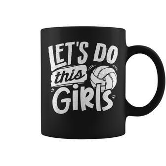 Volleyball Mom Women Girls Volleyball Player Coffee Mug | Mazezy