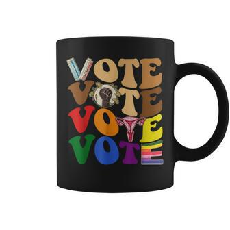 Vote Banned Books Reproductive Rights Blm Political Activis Coffee Mug | Mazezy