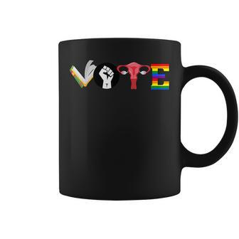 Vote Banned Books Reproductive Rights Blm Political Activism Coffee Mug - Thegiftio UK