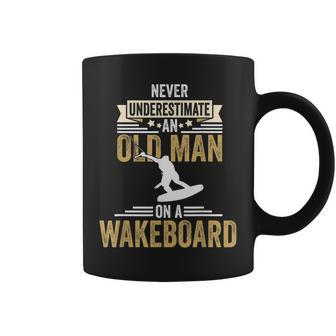 Wakeboarding Grandpa Wakeboarder Dad Gift Gift For Mens Coffee Mug | Mazezy