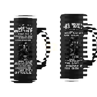 Walk Away I Am A Grumpy Old Lady I Love Dogs More Than 95 Coffee Mug | Mazezy
