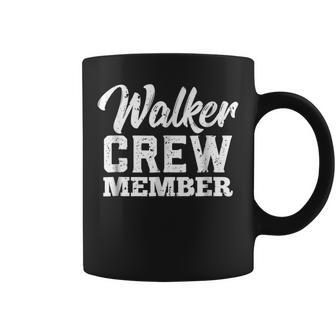 Walker Crew Member Matching Family Name Gift Coffee Mug - Seseable