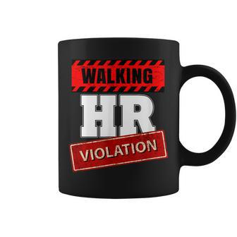 Walking Hr Violation Human Hr Resources Coffee Mug - Seseable