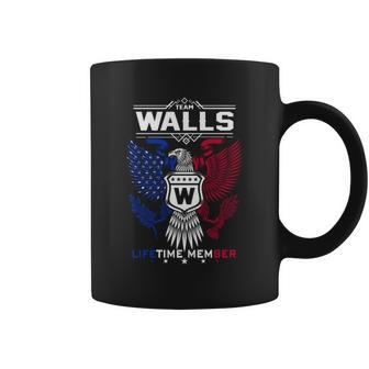 Walls Name - Walls Eagle Lifetime Member G Coffee Mug - Seseable
