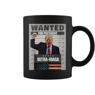 Wanted For President - Trump - Ultra Maga Coffee Mug | Mazezy