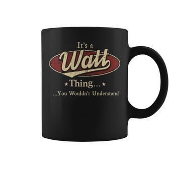 Wat Personalized Name Gifts Name Print S With Name Watt Coffee Mug - Seseable