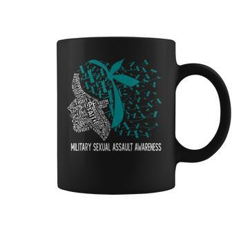 We Wear Teal For Military Sexual Assault Awareness Coffee Mug | Mazezy