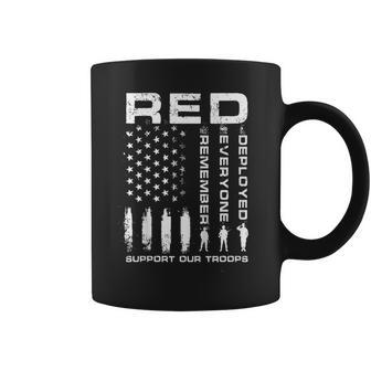 Wear Red Every Friday Support Our Troops T Shirt Military Coffee Mug | Mazezy