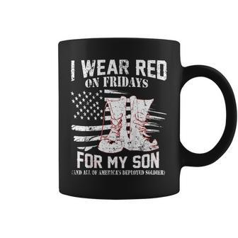 Wear Red On Fridays Remember Everyone Deployed Shirts Gifts Coffee Mug | Mazezy