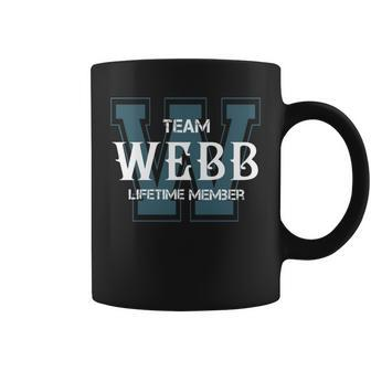 Webb Shirts - Team Webb Lifetime Member Name Shirts Coffee Mug - Thegiftio UK
